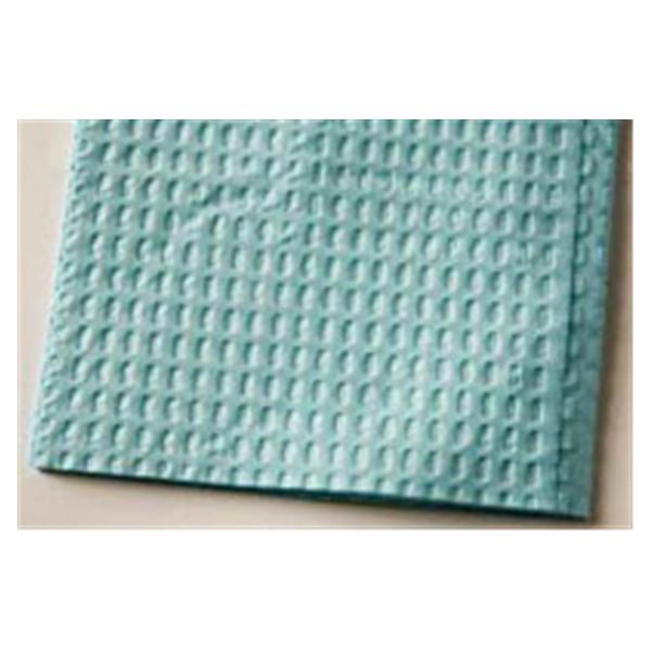 Bib Towel TIDI Ultimate Waffle 17 in x 18 in Blue 3 Ply Tissue / Poly 500/Ca